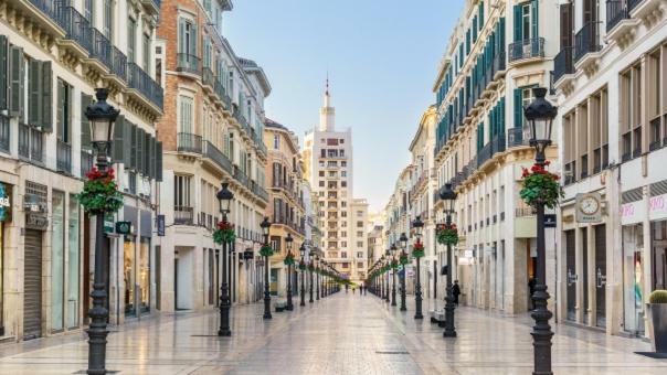 Apartamento Malaga Bagian luar foto